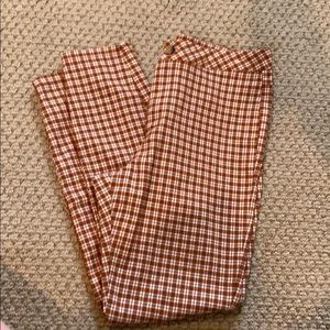 Plaid pants
